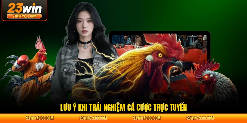 Lưu ý khi trải nghiệm cá cược trực tuyến